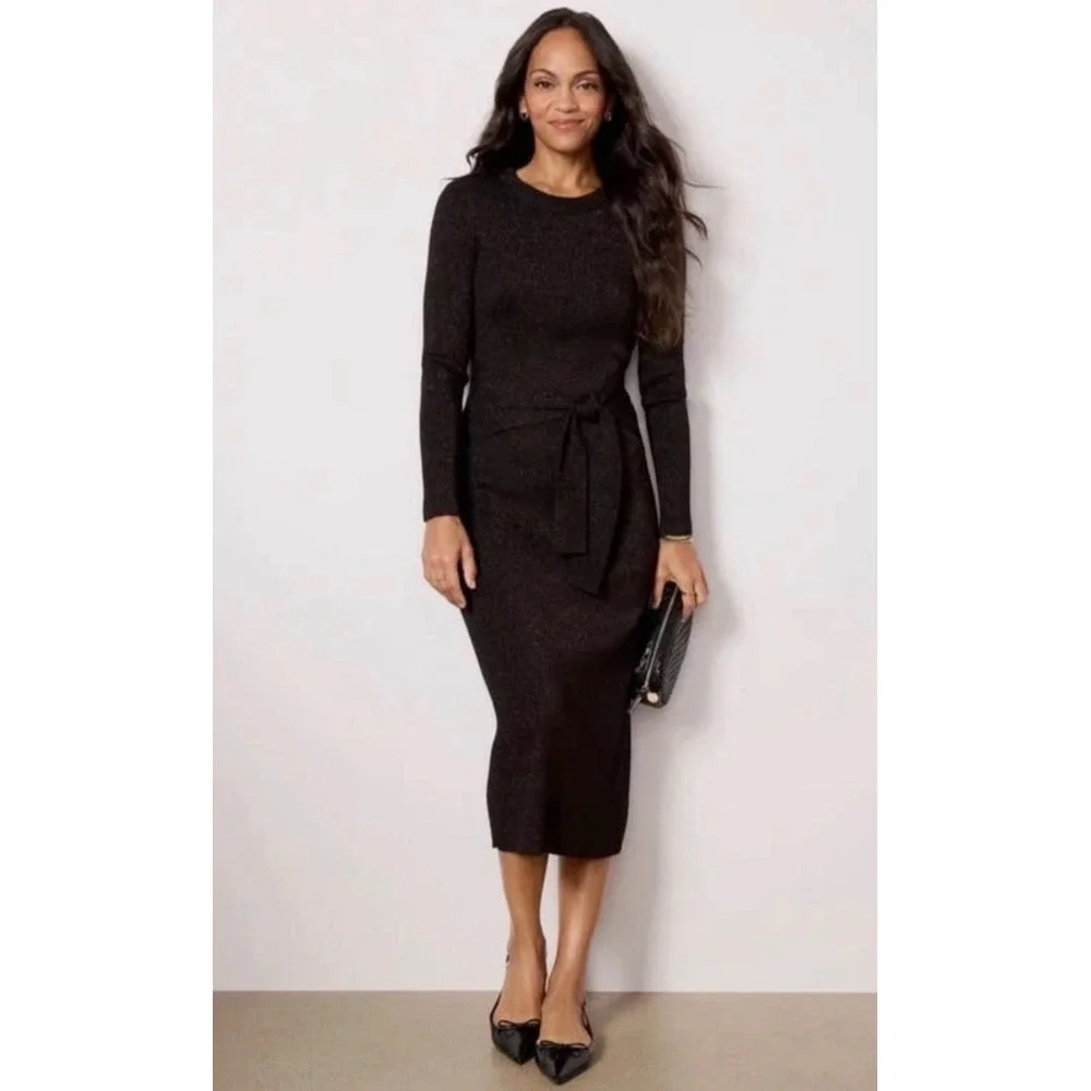 metallic long sleeve bodycon dress Metallic Ruched Long Sleeve Bodycon Midi Dress